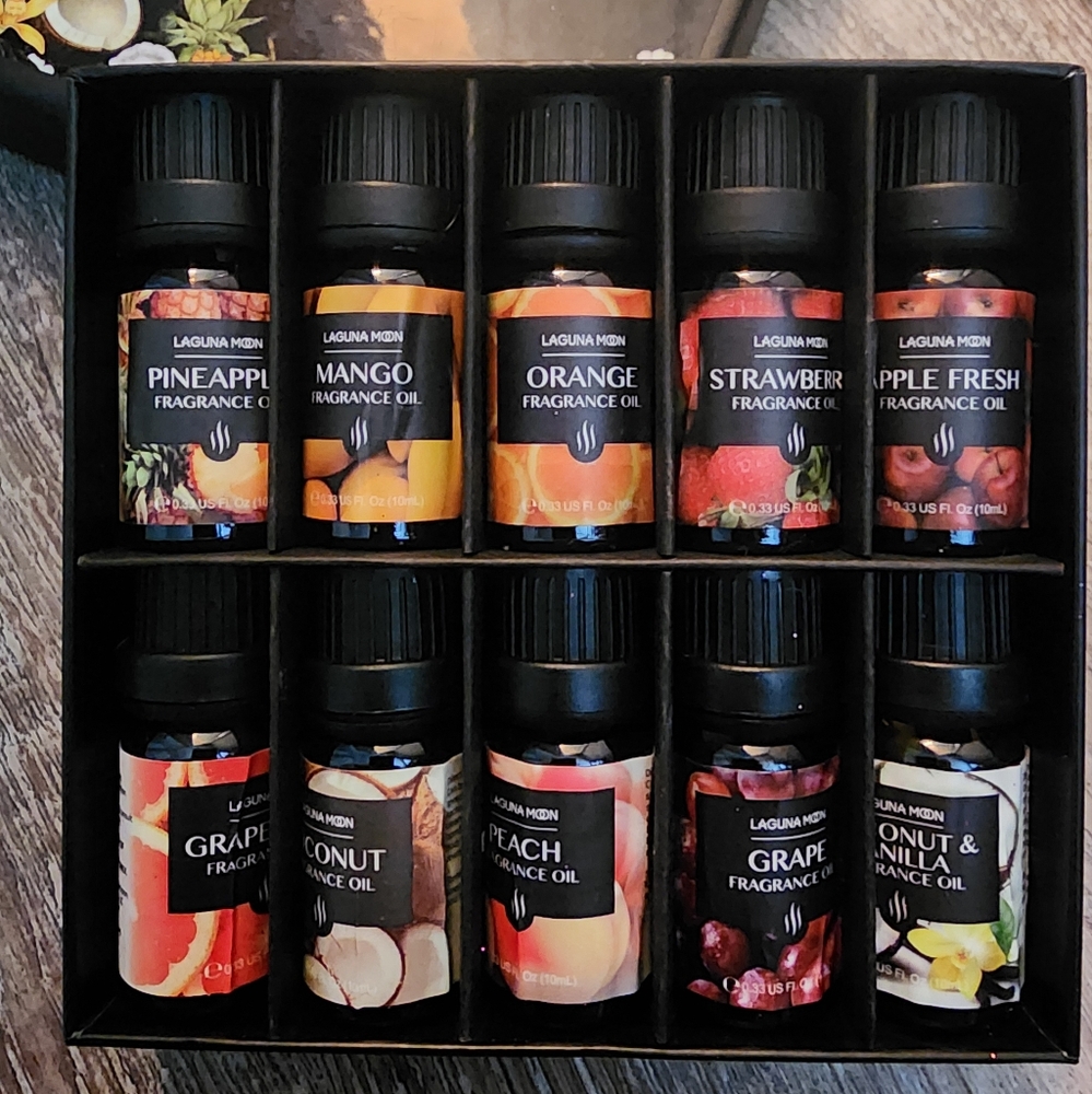 Laguna Moon Fragrance 10 piece Oil Set - Assorted Scents